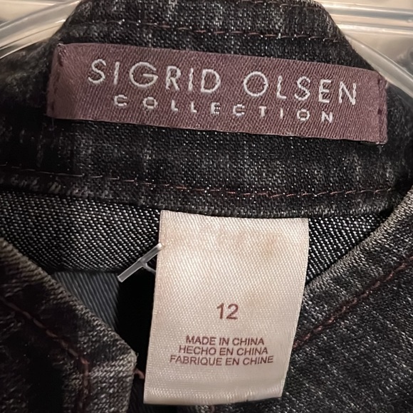 SIGRID OLSEN Collection Denim Jean Jacket - Picture 7 of 8